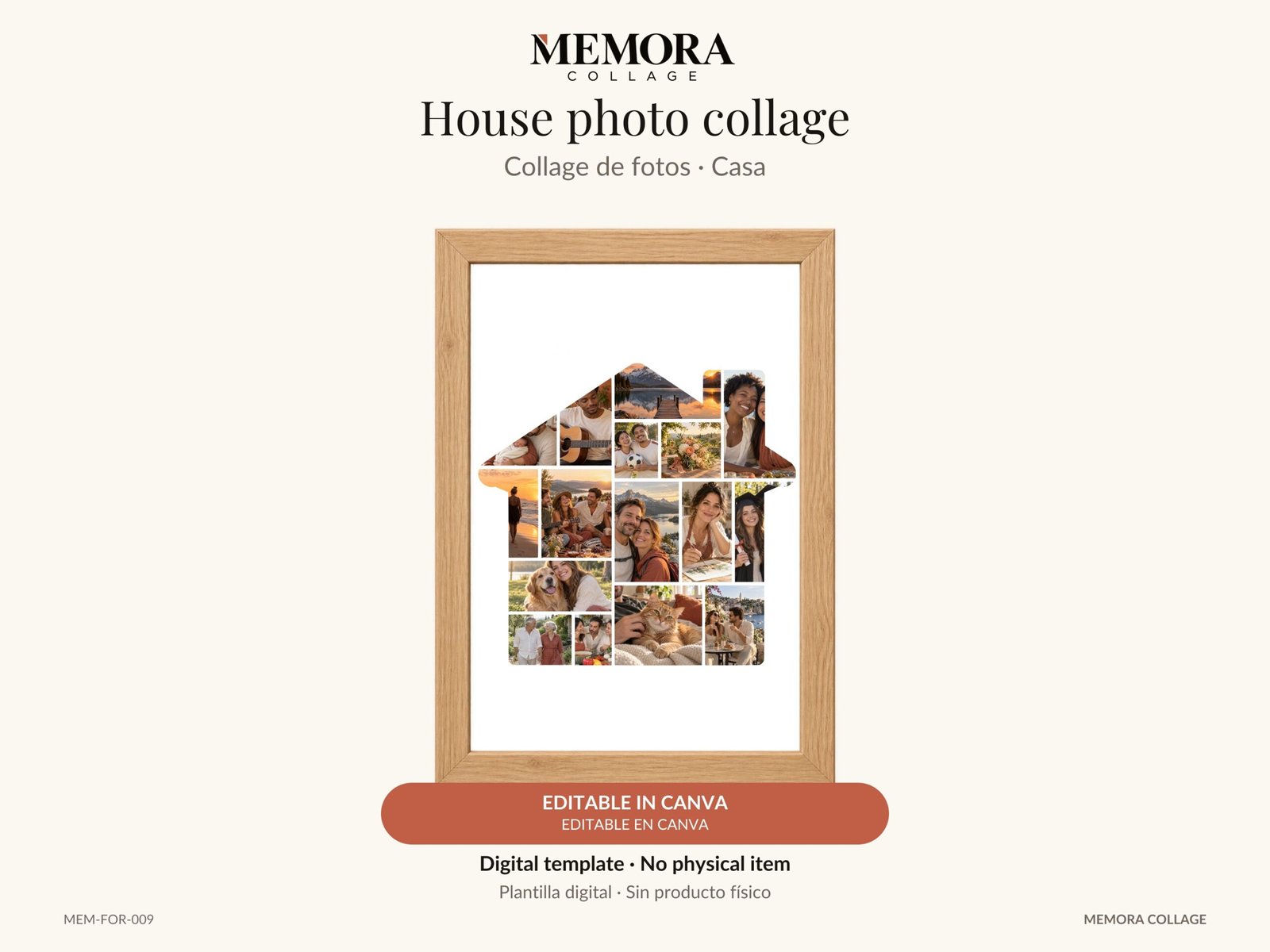 Collage Casa - Plantilla Canva