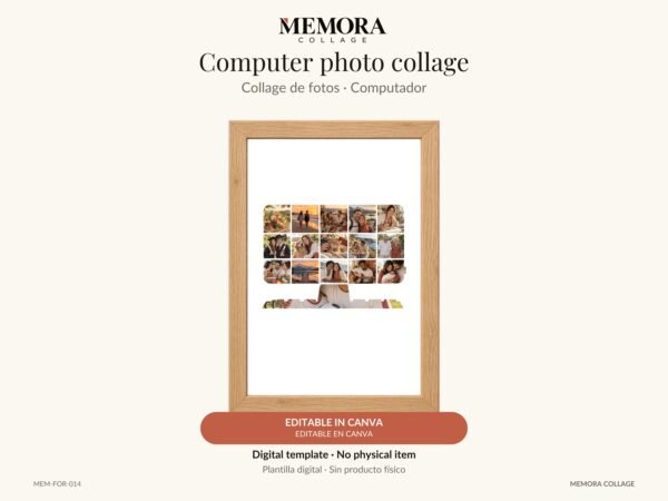 Collage Computador - Plantilla Canva