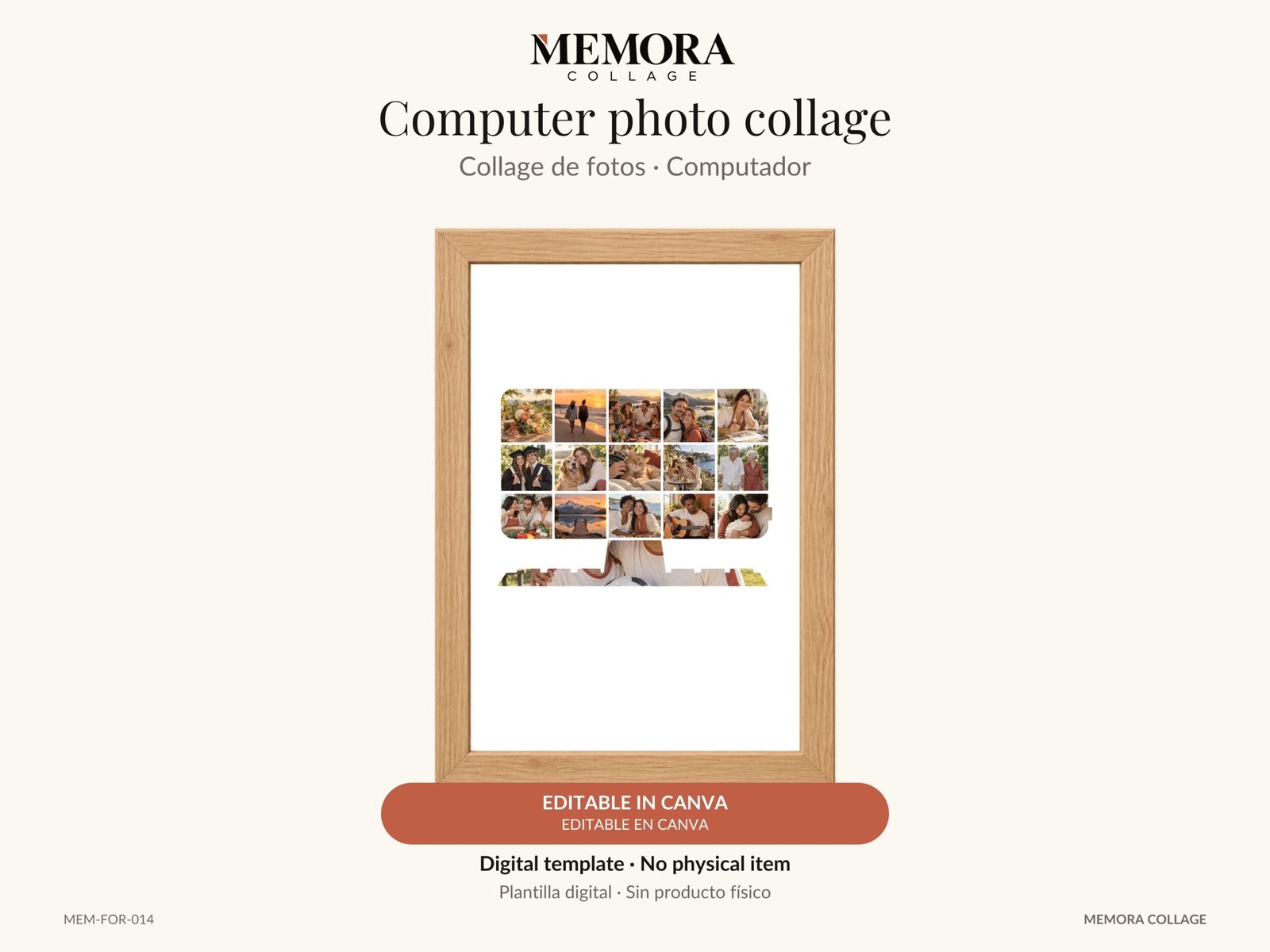 Collage Computador - Plantilla Canva