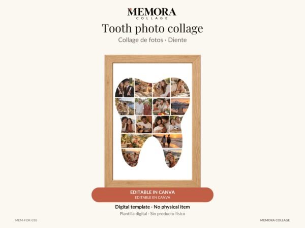 Collage Diente - Plantilla Canva