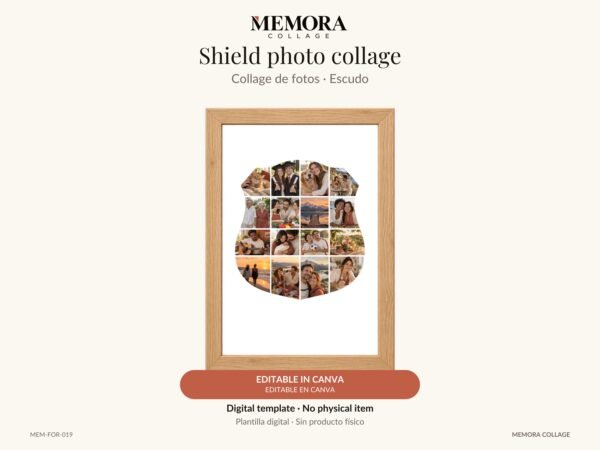 Collage Escudo - Plantilla Canva