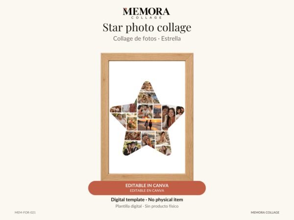 Collage Estrella - Plantilla Canva