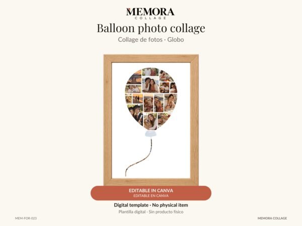 Collage Globo - Plantilla Canva