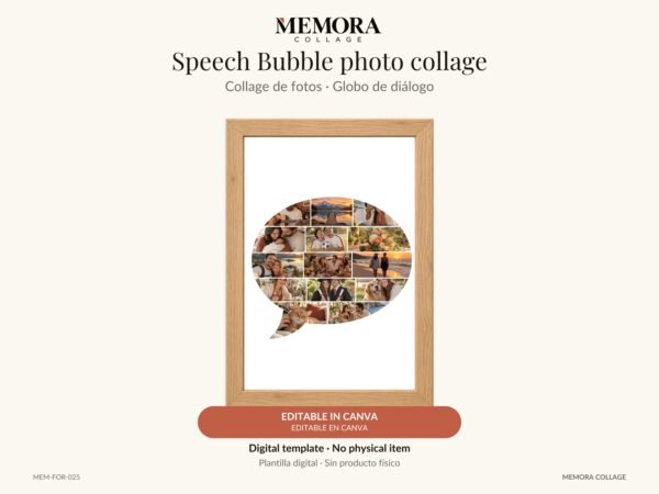 Collage Globo de diálogo - Plantilla Canva