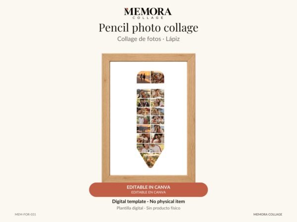 Collage Lápiz - Plantilla Canva