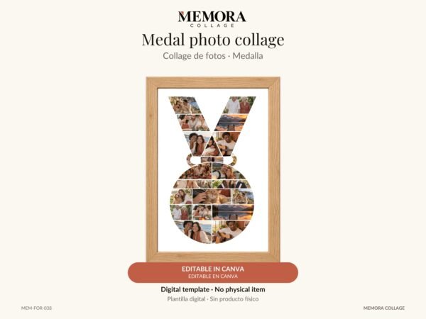 Collage Medalla - Plantilla Canva