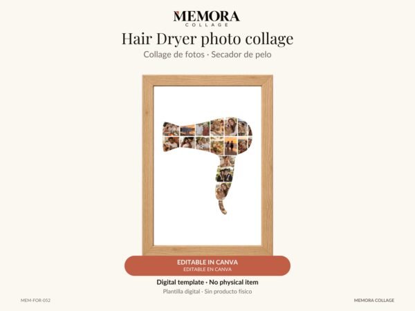 Collage Secador de pelo - Plantilla Canva