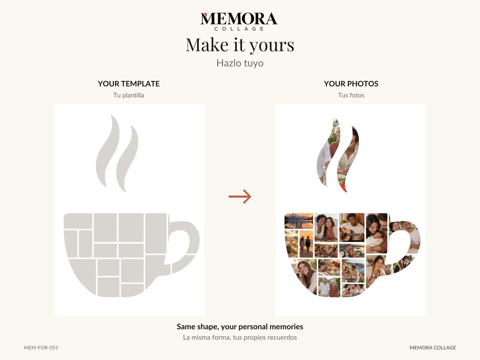 Collage Taza de café - Plantilla Canva - Imagen 4