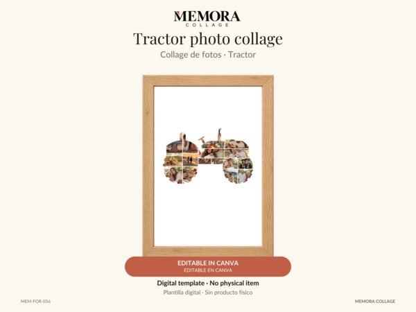 Collage Tractor - Plantilla Canva